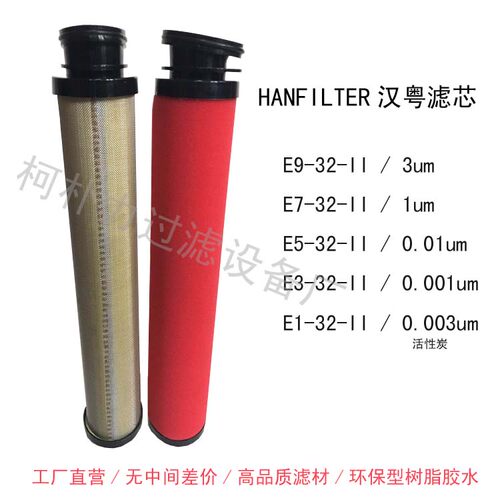 HANFILTER汉粤过滤器滤芯E9-32-II E7-32-II E5-32-II E1-32-II