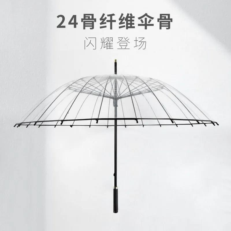 16 transparent Umbrella Yan value Long handle Large Wind Double fairy Red Umbrella automatic Solid Straightin the Home Daily , Umbrella/Rain gear/Rain/Moistureproof , Umbrella  category - from Buy2taobao.com to provide professional Taobao agent buy service