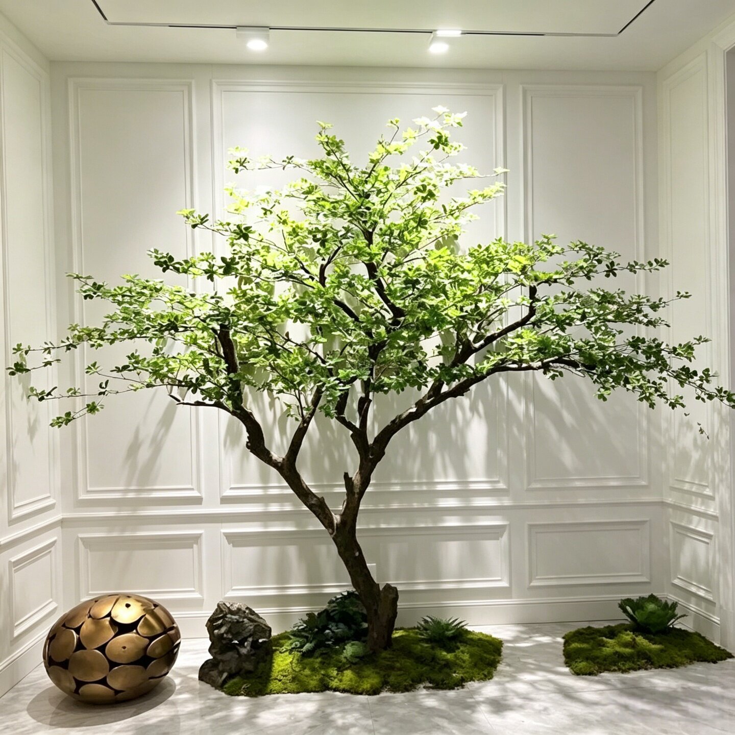 仿真吊钟树马醉木室内外植物造景仿生绿植大型假景观橱窗摆件套装