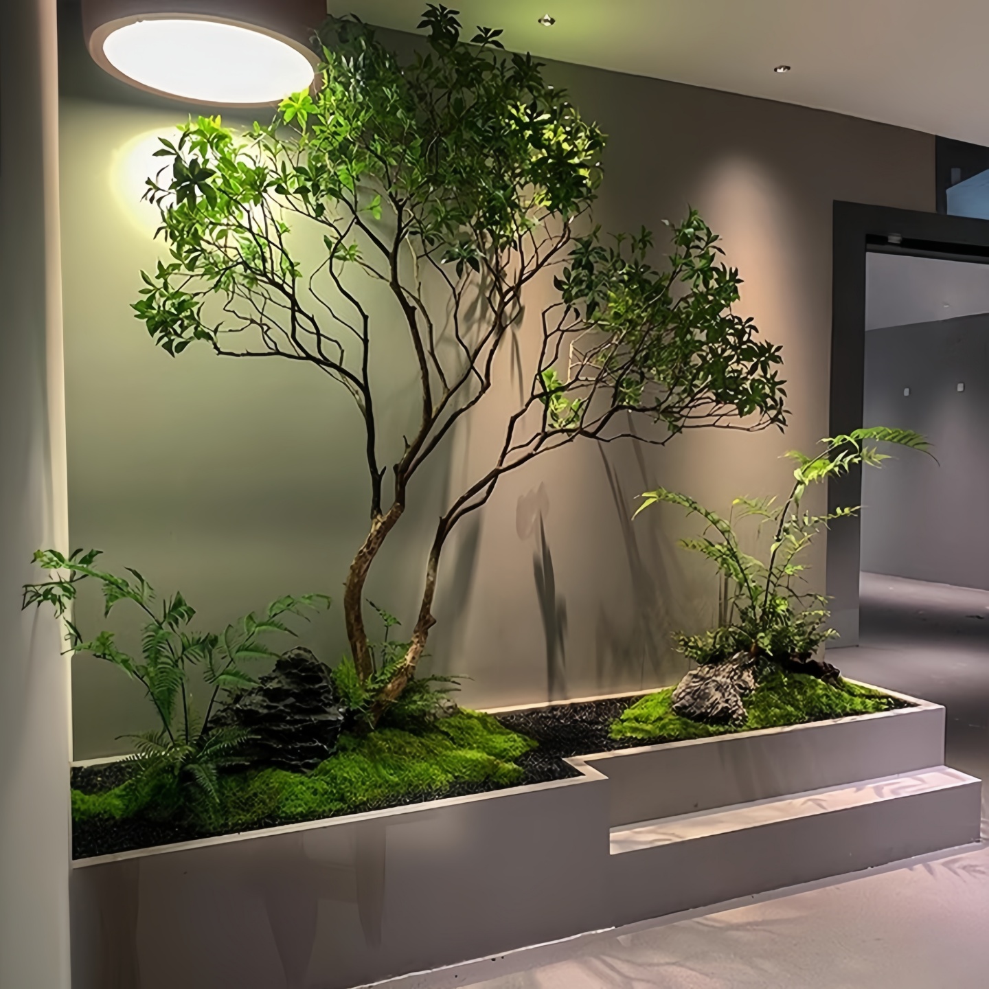 仿生马醉木仿真绿植物造景