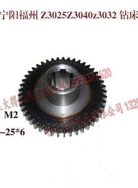 沙市Z3025宁阳Z3040福州z3032摇臂钻床齿轮配件Z45齿6-25*6