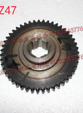 滕州钻铣床齿轮ZX50C ZX6350钻铣床立钻床配件Z47 6-25*5