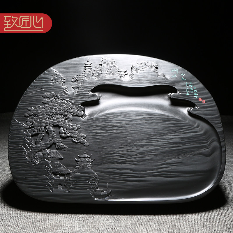 匠心设计意境天成歙砚老坑