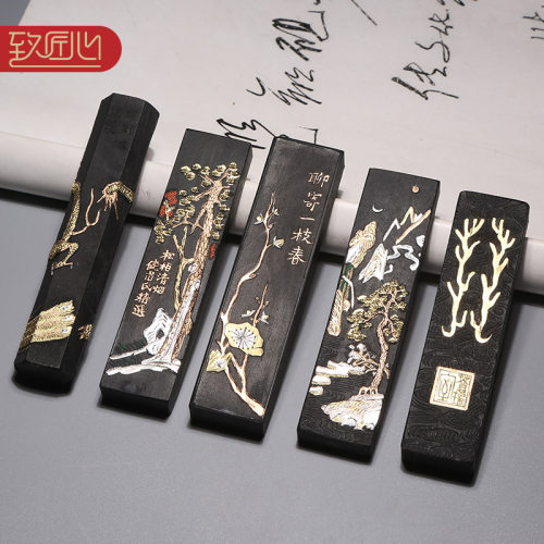 非遗徽墨老胡开文古法松烟墨徽墨