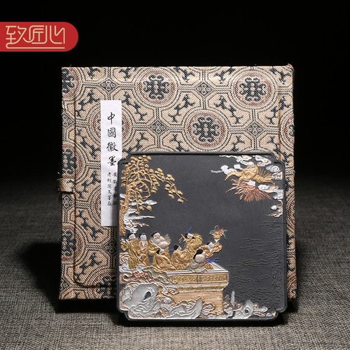 匠心非遗胡开文墨厂松烟墨条墨块墨锭 文房四宝老胡开文徽墨 精手工研墨砚台墨条毛笔书法国画墨用品送礼佳品