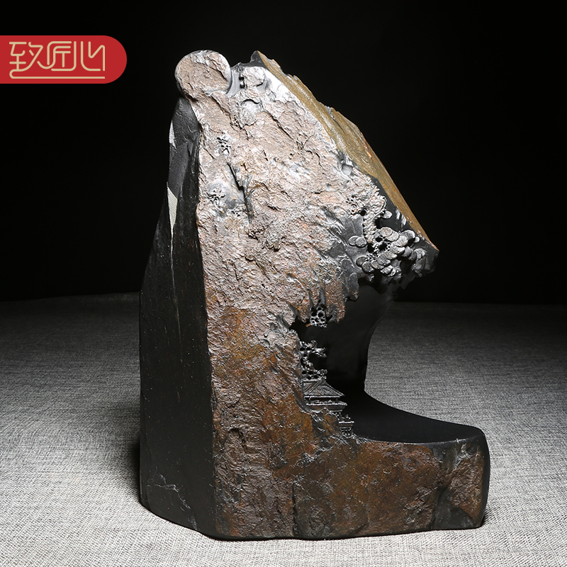 匠心非遗歙砚名师风雅龙尾山