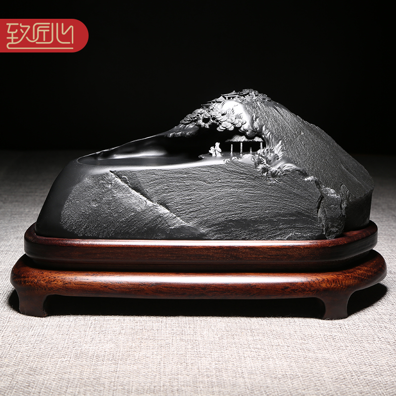 匠心独具 名师制砚  附收藏证书