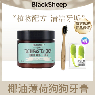 BlackSheep加拿大黑羊宠物牙膏狗狗专用刷牙食用口臭牙结石刷牙垢