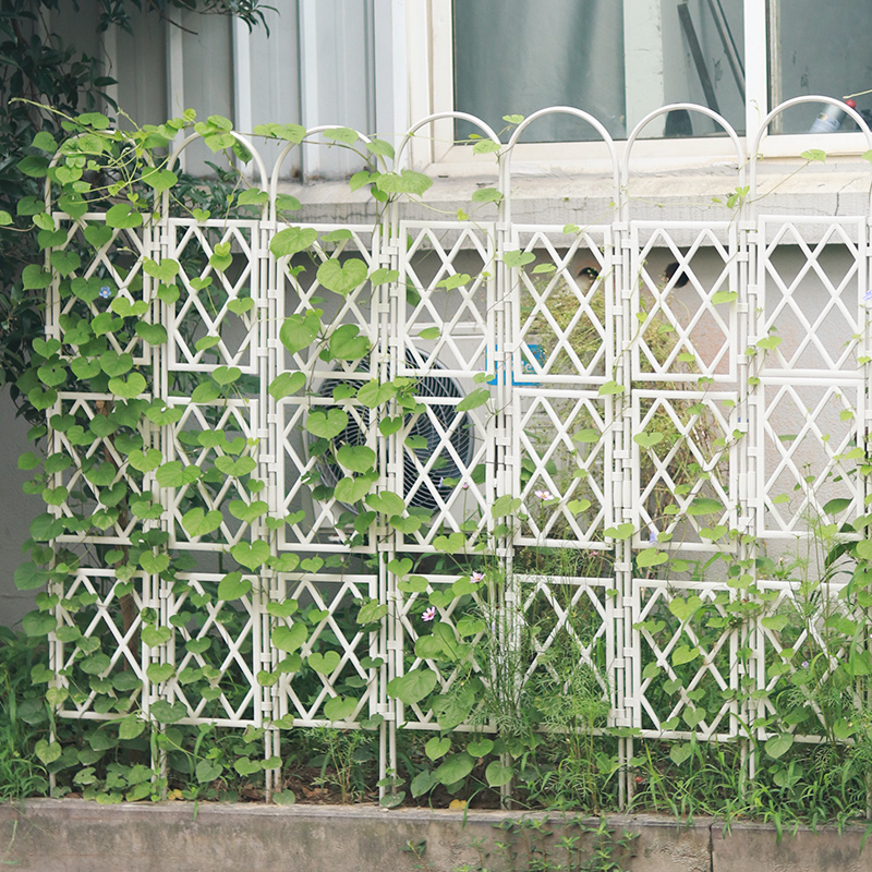 欧式铁艺花架屏风植物花墙月季花