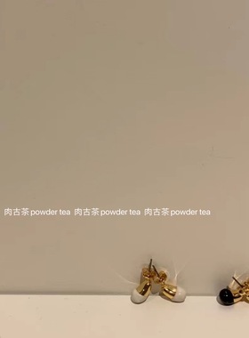 韩国代购 statement新款简约气质韩系金属拼色造型椭圆豆豆耳环