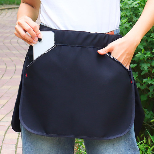 围裙帆布防泼水收纳是拉链兜腰包