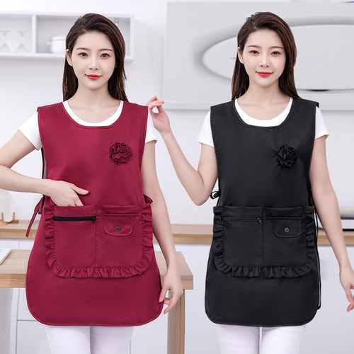 防水覆膜是防油手工花无异味围裙