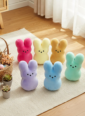 Easter Bunny Doll Cute Color Plush Bunny Doll Ornaments Home