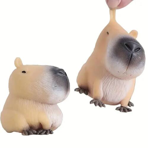 Squishy Cute Capybara Squeezing Toy Soft Relax Animal Fidget