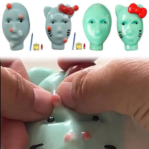 Pimple Popper Fidget Toy with Filler Tools Weird Alien Desig