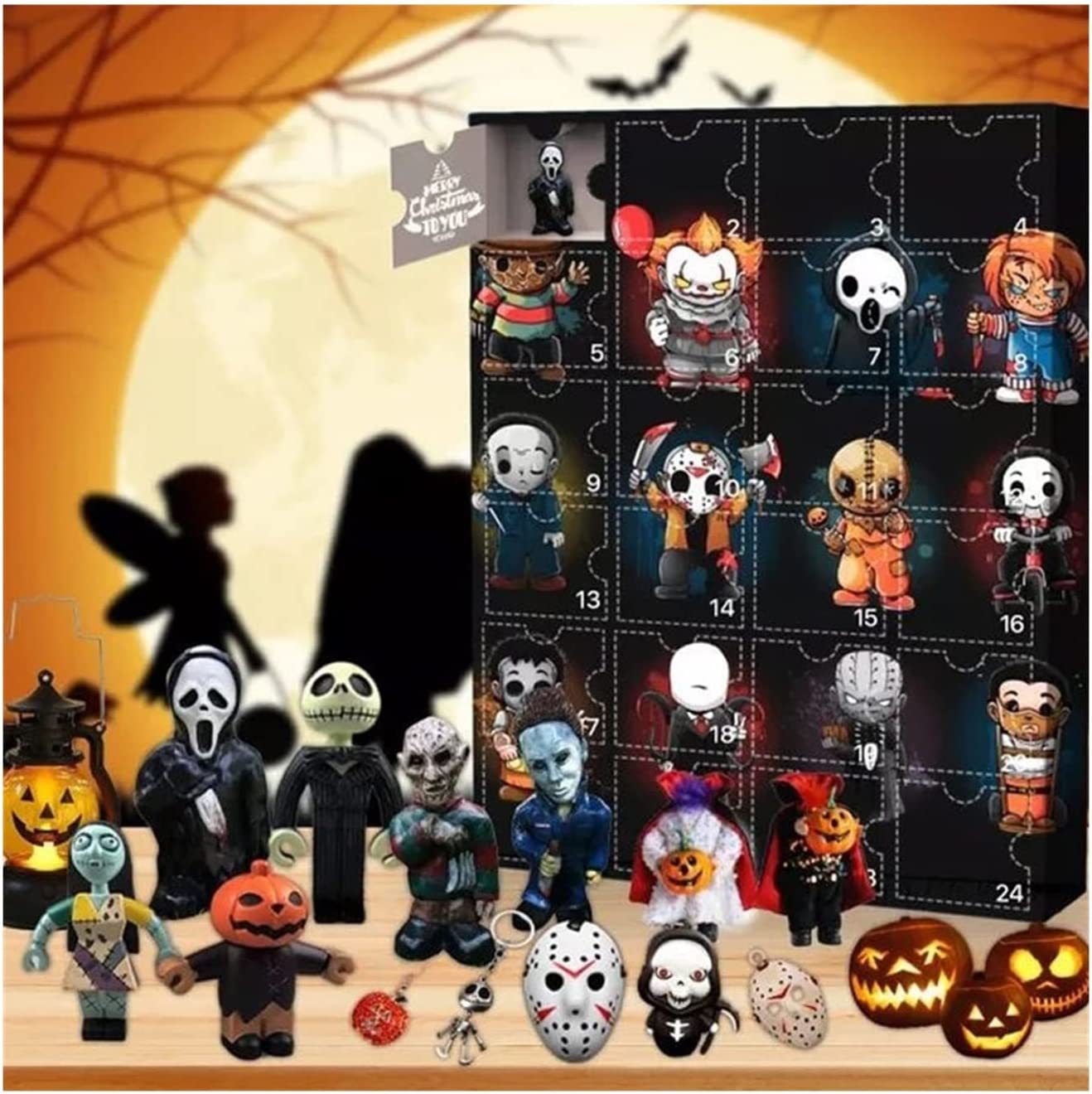 2022 Halloween Doll Advent Calendar Halloween Countdown Day
