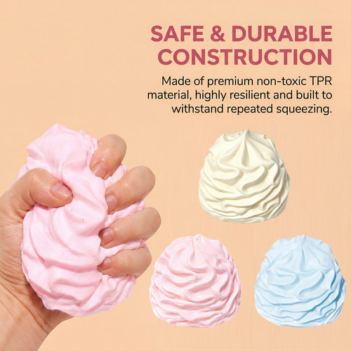Cream Roll Squishy Toy Soft Silicone Simulation Cream Roll K