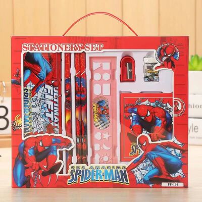 New Cartoom Spiderman Themed Stationery Set for Students wit