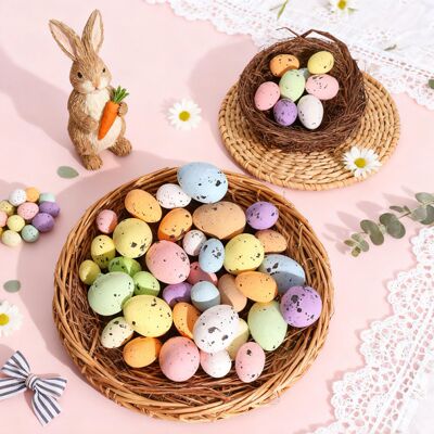 Easter Spring Color Bubble Egg Cartoon Decoration Holiday Pa