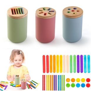 Montessori Baby Toys Silicone Educational Toys Cognitive Toy
