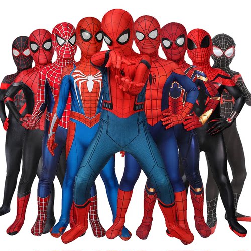 Spiderman Zentai Costume Anime Superhero Miles Morales Spide