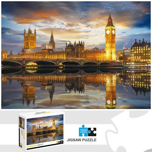 1000 Pieces London Night Jigsaw Puzzle Home Decor Adults Puz