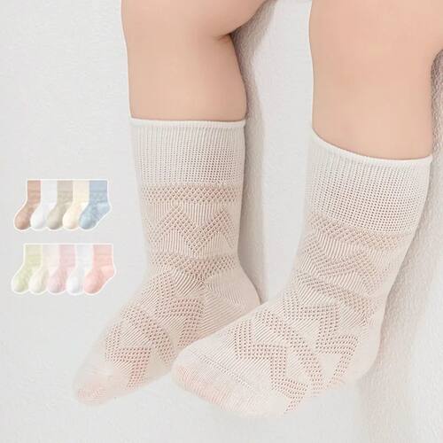 0-8T Newborn  Spring Summer Baby Infants Cotton Soft Socks F