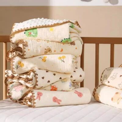 Soft Fleece Baby Blanket Boy Girls Swaddling Newborn Baby Be