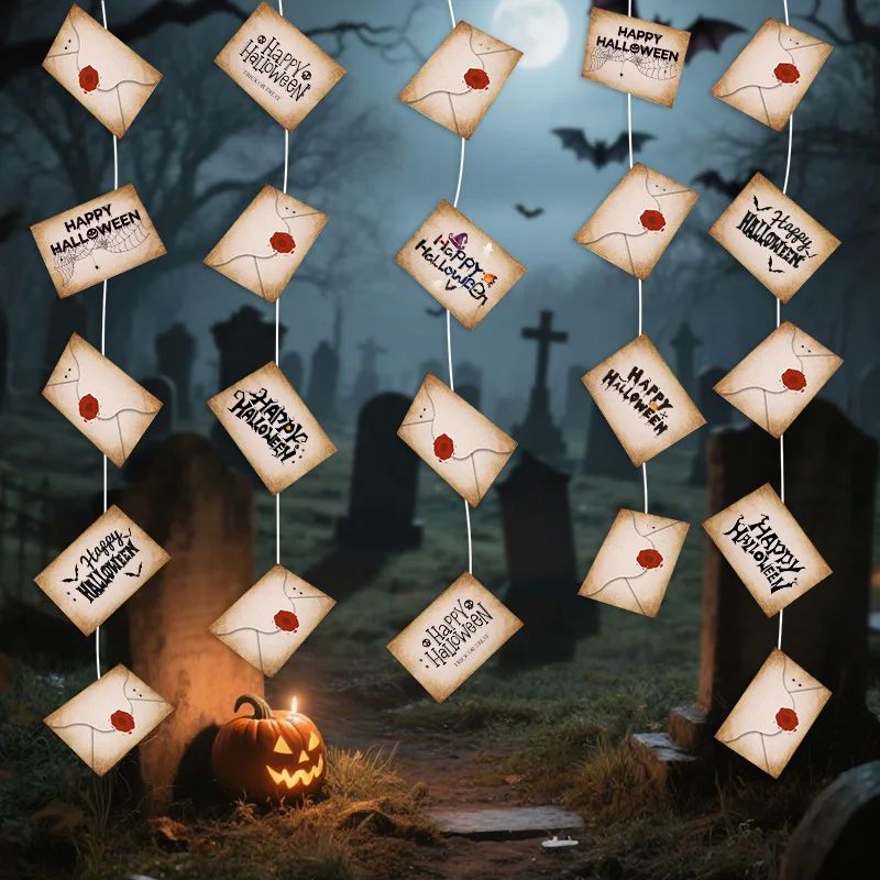 20pcs Floating Magic Wizard Acceptance Letter Banner Hanging