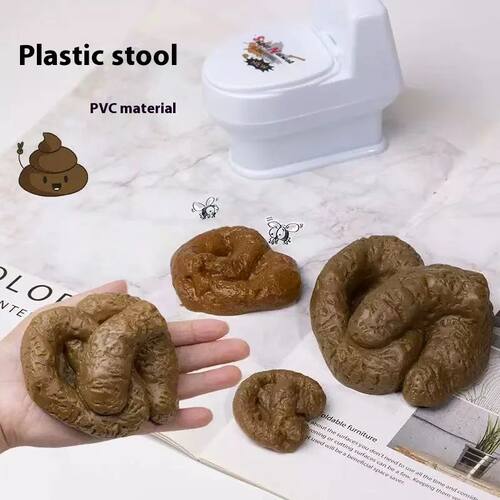 Fake Dog Poop Realistic Poop Soft April Fool's Day Ornament
