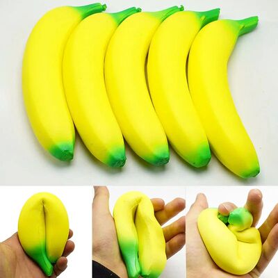 Anti-stress Squishy Banana Toys Slow Rising Jumbo Squishy Fr