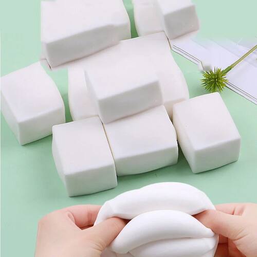 Soft Tofu Squishy Mochi Toys Decompression Stretch Stress Ba