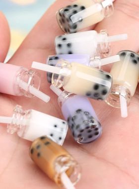 Boxi Resin Boba Slime Kit Bubble Tea Charms Additives Suppli