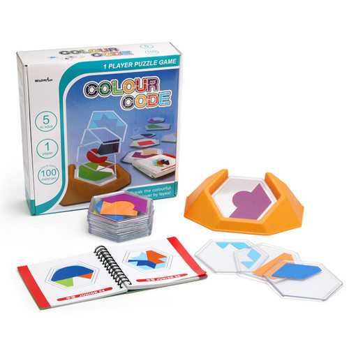 100 Challenge Color Code Puzzle Games Tangram Jigsaw Board P