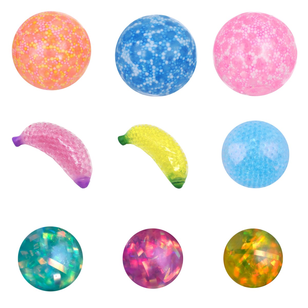 Anti-Pressure Anxiety Colorful Stress Relief Ball Kids Adult 玩具/童车/益智/积木/模型 其它玩具 原图主图