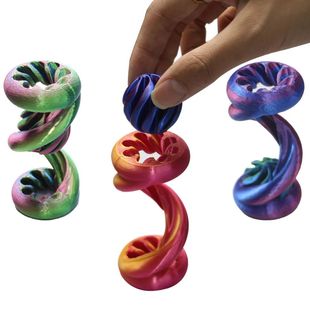 1pc 3D Printed Fun Spiral Toy, Leisure And Relaxation Toy ,D