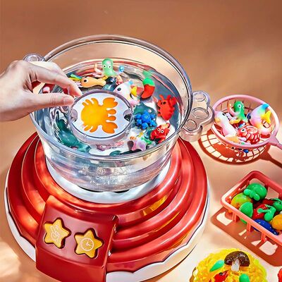 Hot Pot Cooking Toys Kitchen Playset  DIY Hot Pot Machine To