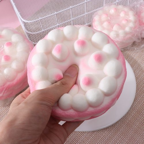 Wet Soft Simulation Raspberry Tart Pinch Suction Finger Supe