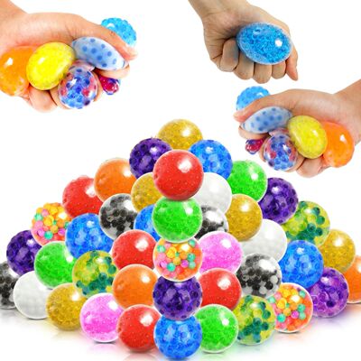 5-80pcs Squishy Stres Balls Fidget Toys Squishy Toys Stress