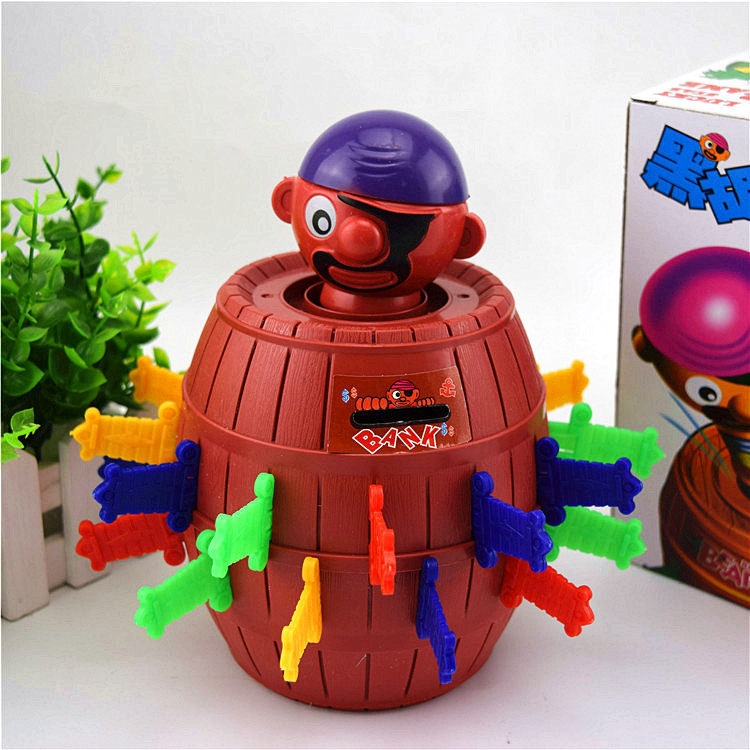 kids funny gadget pirate barrel game toys for children lucky
