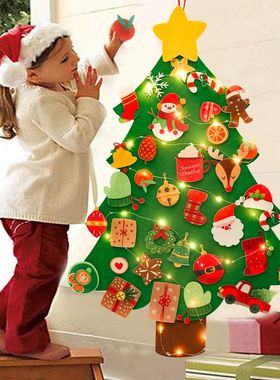 DIY Felt Christmas Tree Christmas Decoration for Home Navida