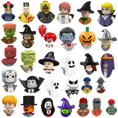 N101 PG-1245 PG1447 Halloween Horror Movie Building Blocks T