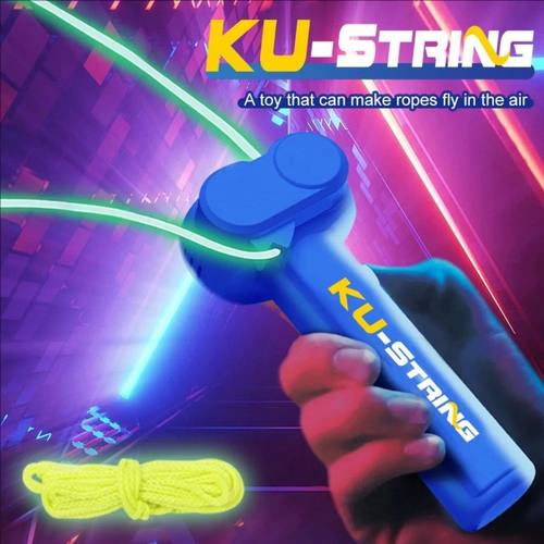 Glow-in-the-dark fun electric rope thruster children's outdo