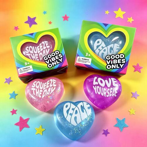 Maltose Glitter Love Pinch Decompression Slow Rebound Toy Ve