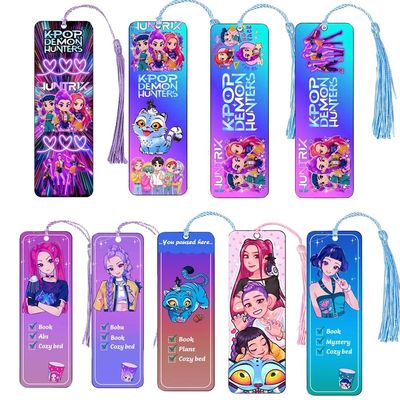 Kpop Demon Hunters Huntrix Cartoon Bookmarks  Anime Cute Sta