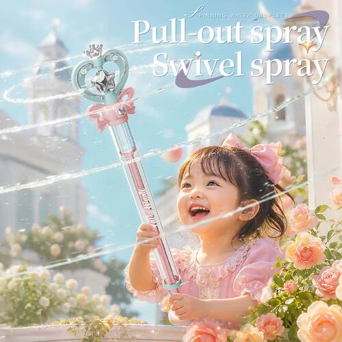 Magic Fairy Wand Water Gun Sparkling Summer Water Play Toy f
