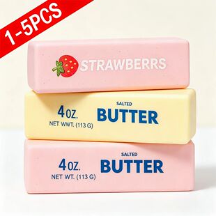1/2/3/4/5PCS Butter Stick Squishy Toy Slow Rising Toy Butter