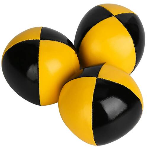 3Pcs PU Thud Juggling Balls Clown Playing Juggle Ball Set fo