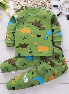 Children's Clothing Spring and Autumn Catoon Underwear Set B