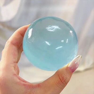 Blue Maltose Squishy Toy Cute Mochi Anti Stress Fidget Toy S